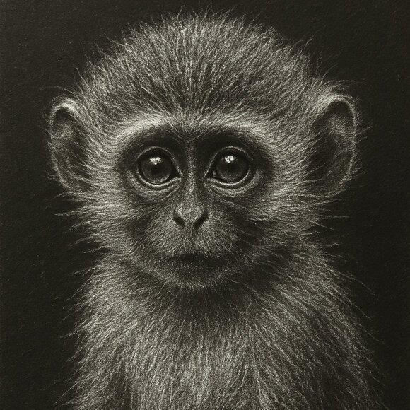Charcoal Monkey - Picture 1 of 1